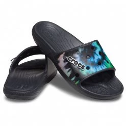 Crocs - Classic Crocs Tiedye Graphic Solid - Sandales -Sandales Soldes crocs classic crocs tiedye graphic solid sandales detail 4