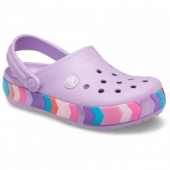 Crocs - Kid's Crocband Chevron Beaded Clog - Sandales