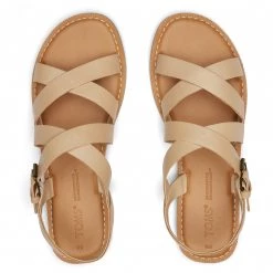 TOMS - Women's Leather Sicily - Sandales -Sandales Soldes toms womens leather sicily sandales detail 4